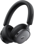 Baseus Inspire XH1 Wireless ANC Headphones in Cosmic Black featuring cushioned over-ear cups, a padded headband, and built-in controls on a plain white background.