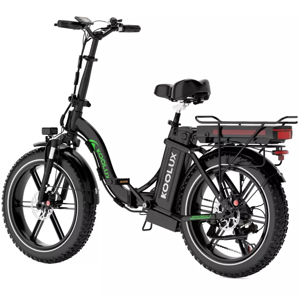 Black  KOOLUX BK6S PRO electric bike with KOOLUX branding on a white background