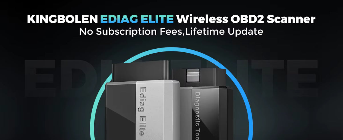 Kingbolen Ediag Elite wireless OBD2 scanner with no subscription fees and lifetime updates