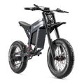 Black Electric Mountain Bike with 'Shengmilo' branding on a white background
