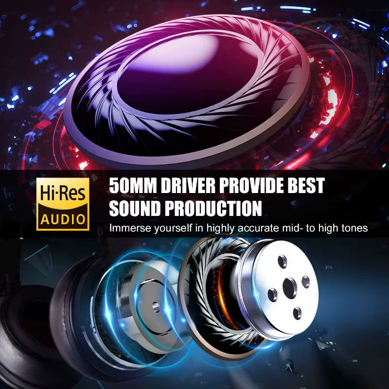 Hi-Res Audio driver with text on a dark background
