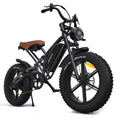 JANSNO X50 Black electric bike with large tires on a white background