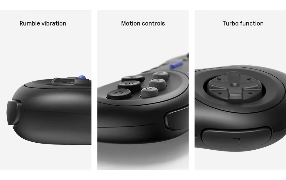 8BitDo M30 Bluetooth Controller Features Showcase Rumble Vibration Motion Controls and Turbo Function   