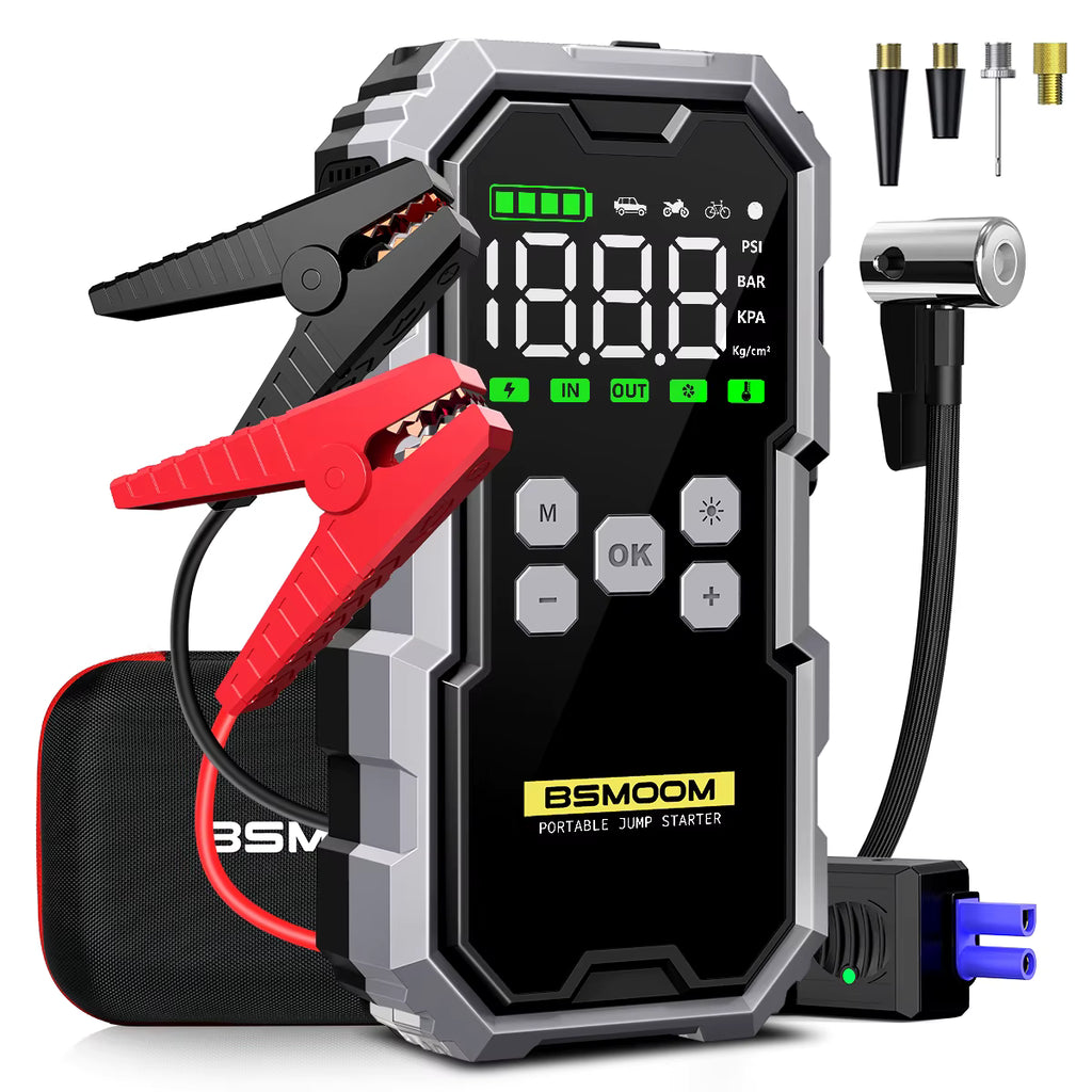 BSMOOM 7000A Jump Starter & Air Compressor | VARELO™