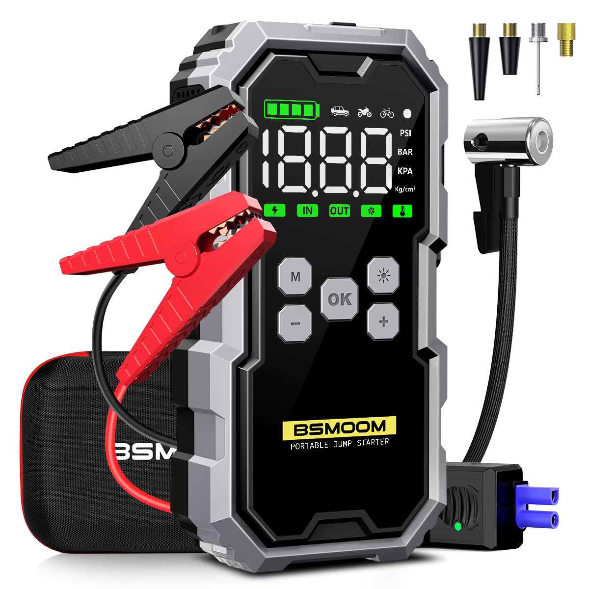 BSMOOM 7000A Jump Starter & Air Compressor | VARELO™