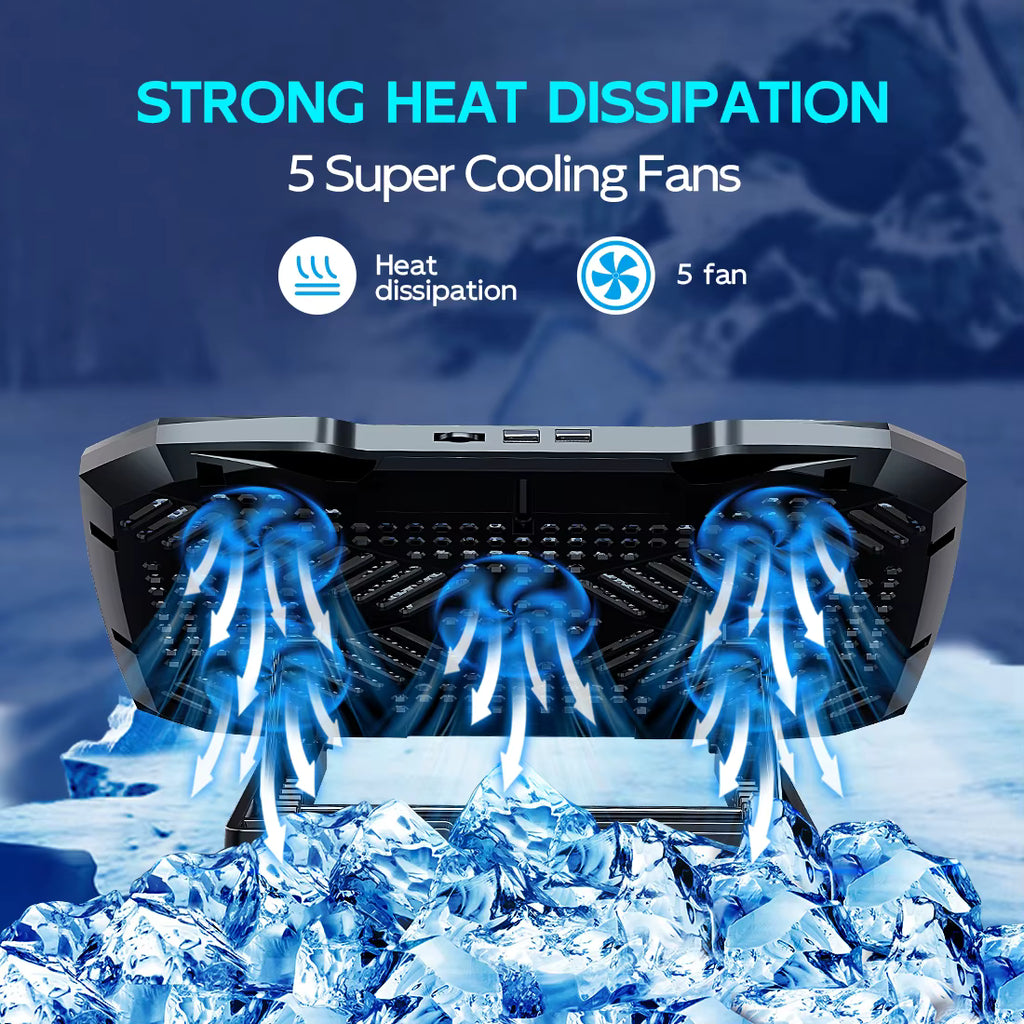 COOLCOLD F2PLUS Pro strong heat dissipation graphic detailing optimal airflow channels