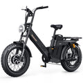 TESWAY X5 AWD Black electric bike with visible branding on a white background