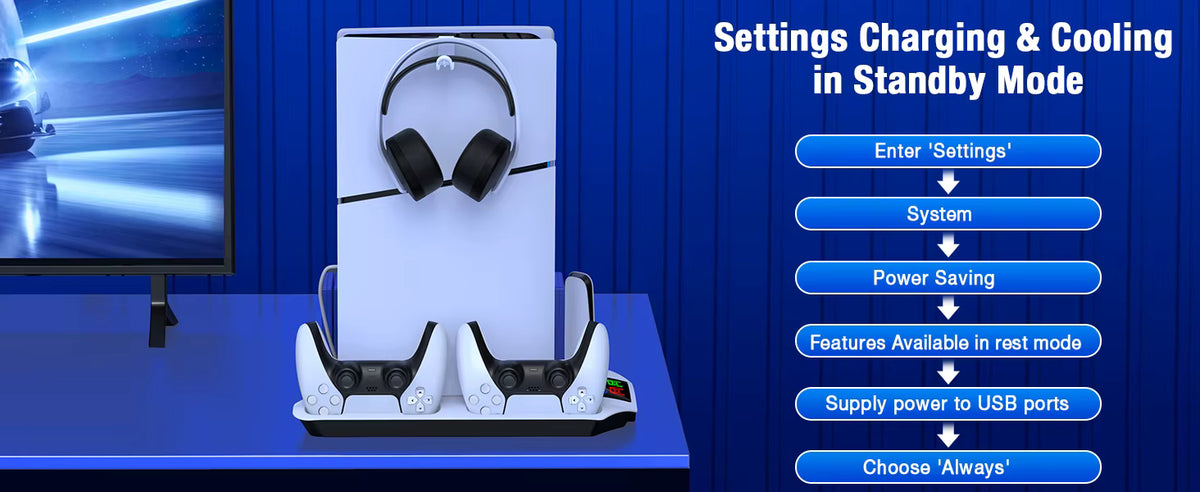 Charging and active cooling operational modes in standby and powered on states