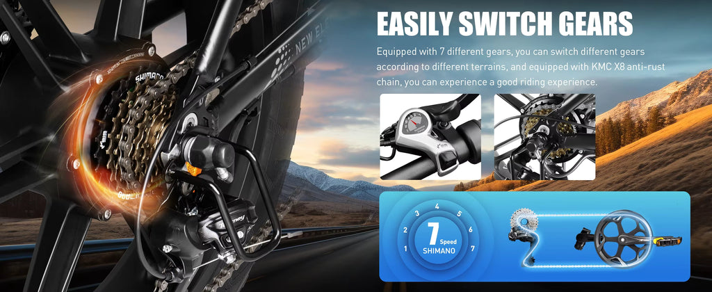 VITILAN V3 2.0 Folding Electric Bike 20 Inch Fat Tire 750W Motor 48V 13Ah Off Road E‑Bike