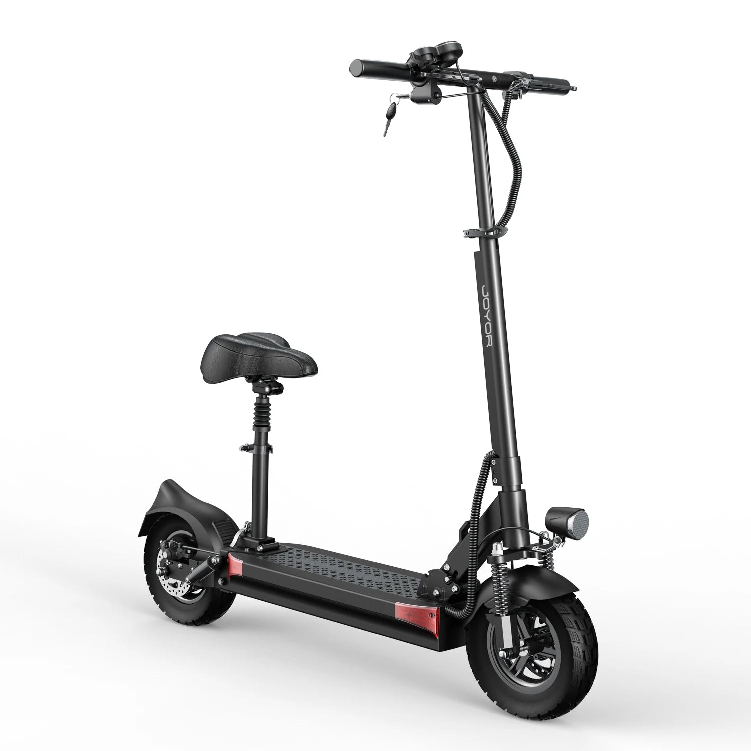 joyor y6-s electric scooter front angled view on white background

