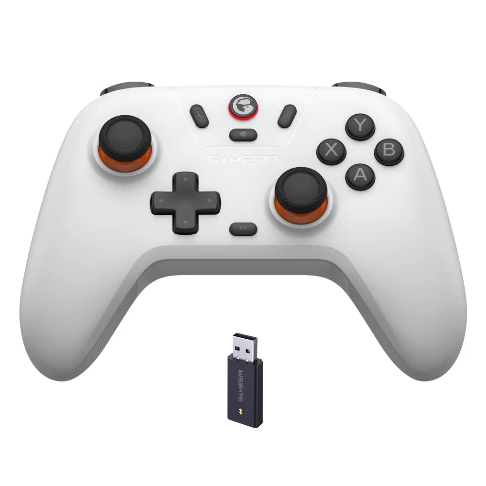 GameSir Nova Lite Wireless Controller in Stellar White with USB Receiver