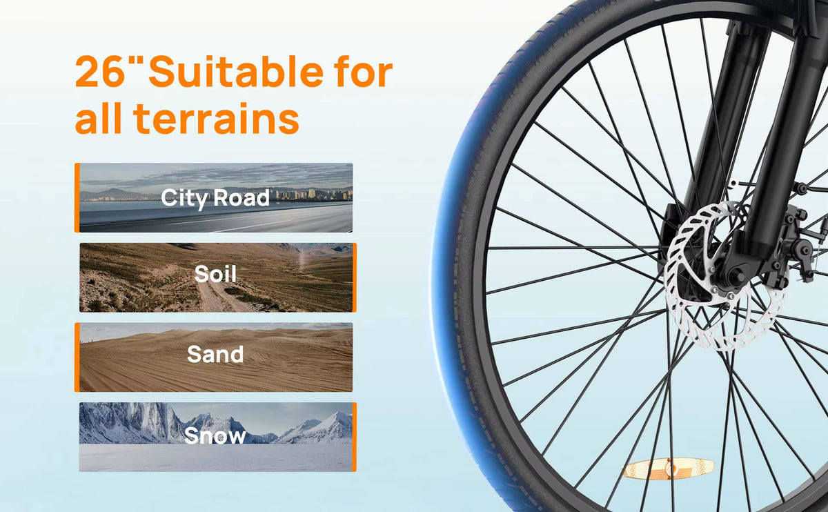URLIFE E26 Urban Hybrid E-Bike (UK Stock & Warranty) | Varelo