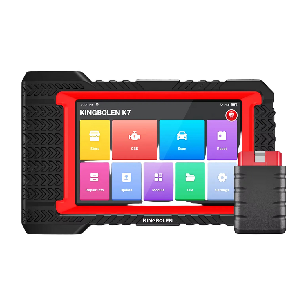 KINGBOLEN K7 7-Inch Diagnostic Tablet with Wireless VCI Dongle