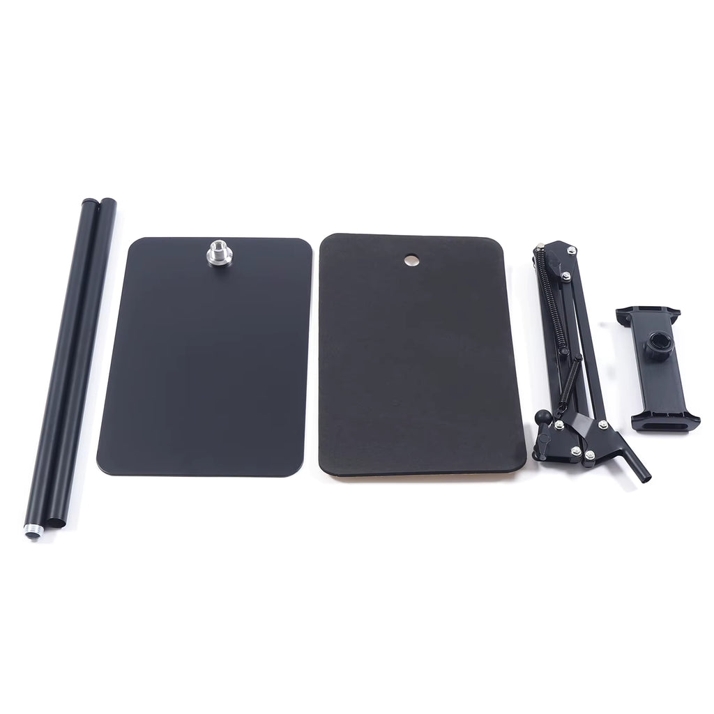 Universal Adjustable Floor Tablet Bracket packaging and modular box layout