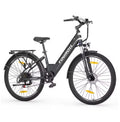 Black electric bicycle with 'Touroll' branding on a white background