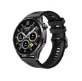 HONOR Watch 6 Smartwatch in Shadow Black with silicone sports strap displayed from front view