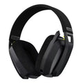 Black BINNUNE wireless gaming headset main studio product hero shot on white background