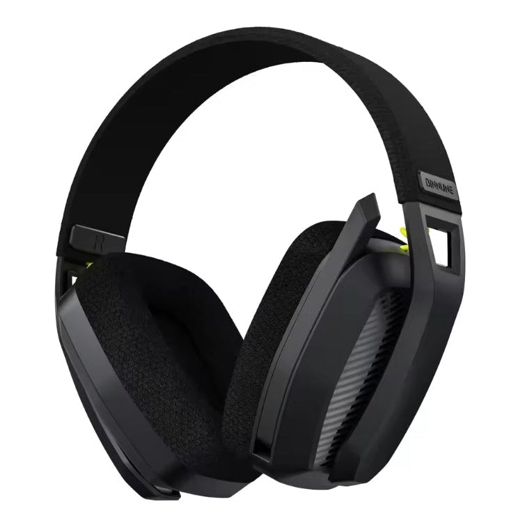 Black BINNUNE wireless gaming headset main studio product hero shot on white background