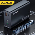 Essager power bank on a reflective surface with visible branding