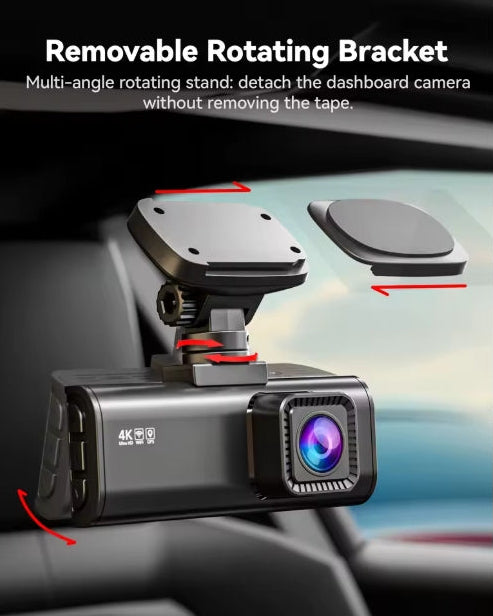 Redtiger F7N Pro adjustable rotating mount and windshield bracket mechanism