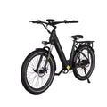 RCB G6 27.5 inch electric city bike in matte black side profile view