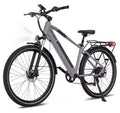 BK7S PLUS HITWAY 29” E‑bike Electric Bike Grey electric bicycle with 'Hityway' branding on a white background