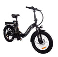 AVAKA BZ20 PLUS Foldable E‑bike Black electric bike with 'AVAKA' branding on a white background
