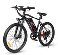 SAMEBIKE EBE2 E-Bike Black electric bicycle with visible branding on a white background