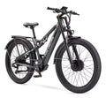 Black PURE UNICORN U7 Electric bike with 'PURE UNICORN' branding on a white background
