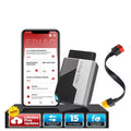 Kingbolen Ediag Elite Bluetooth OBD2 diagnostic scanner with extension cable and app overview