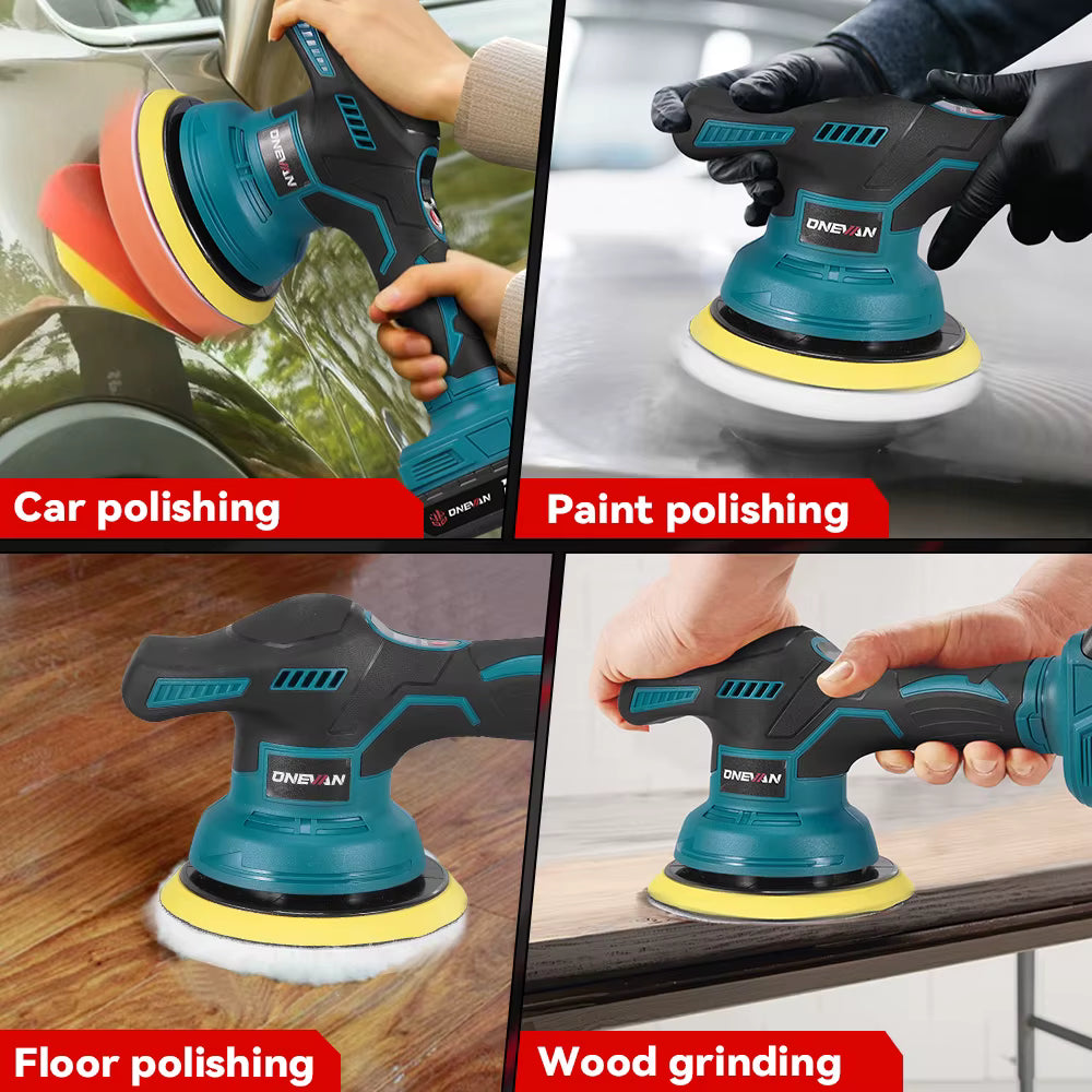 ONEVAN 18V/21V Cordless Car Polisher product demonstration video