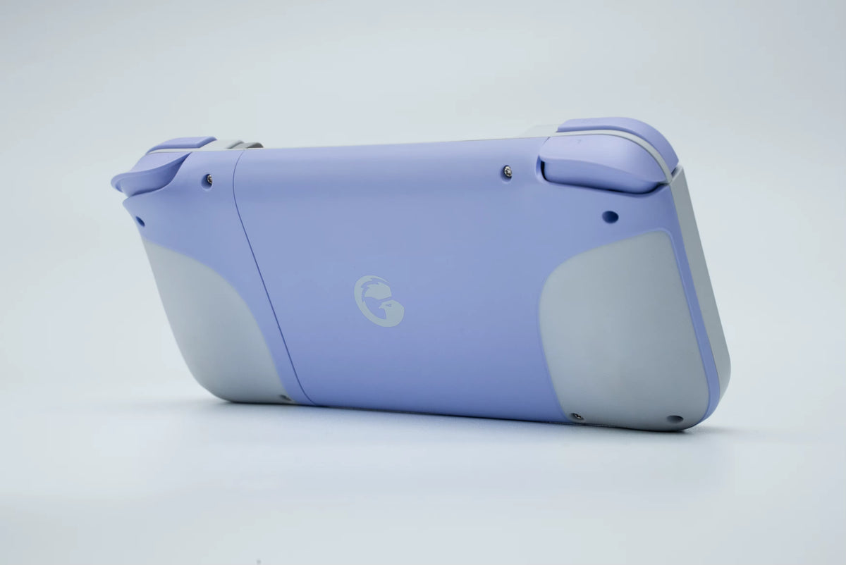 GameSir X2s mobile gaming controller angled back view on white background