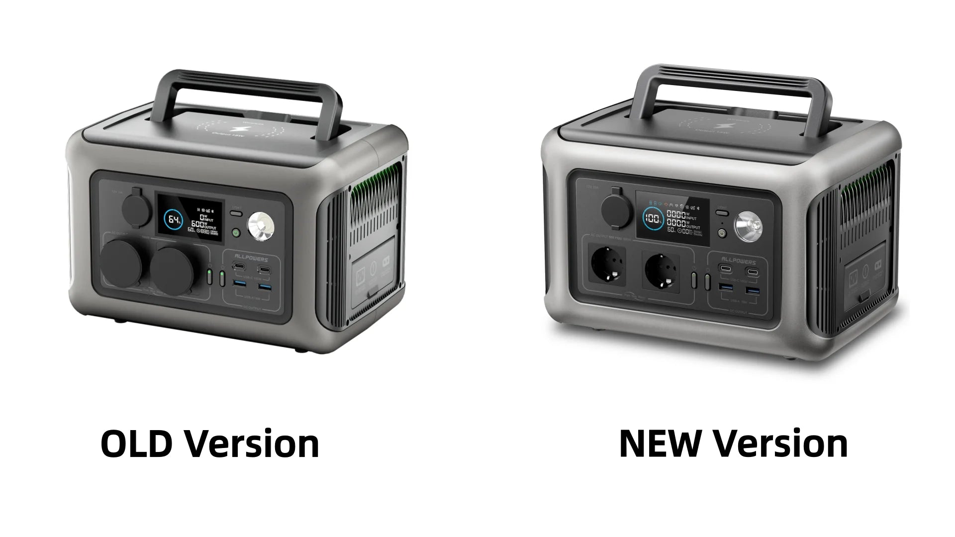 ALLPOWERS R600 Portable Power Station 299Wh LiFePO4 Battery 600W Output 1200W Surge Outdoor Camping RV Home Backup