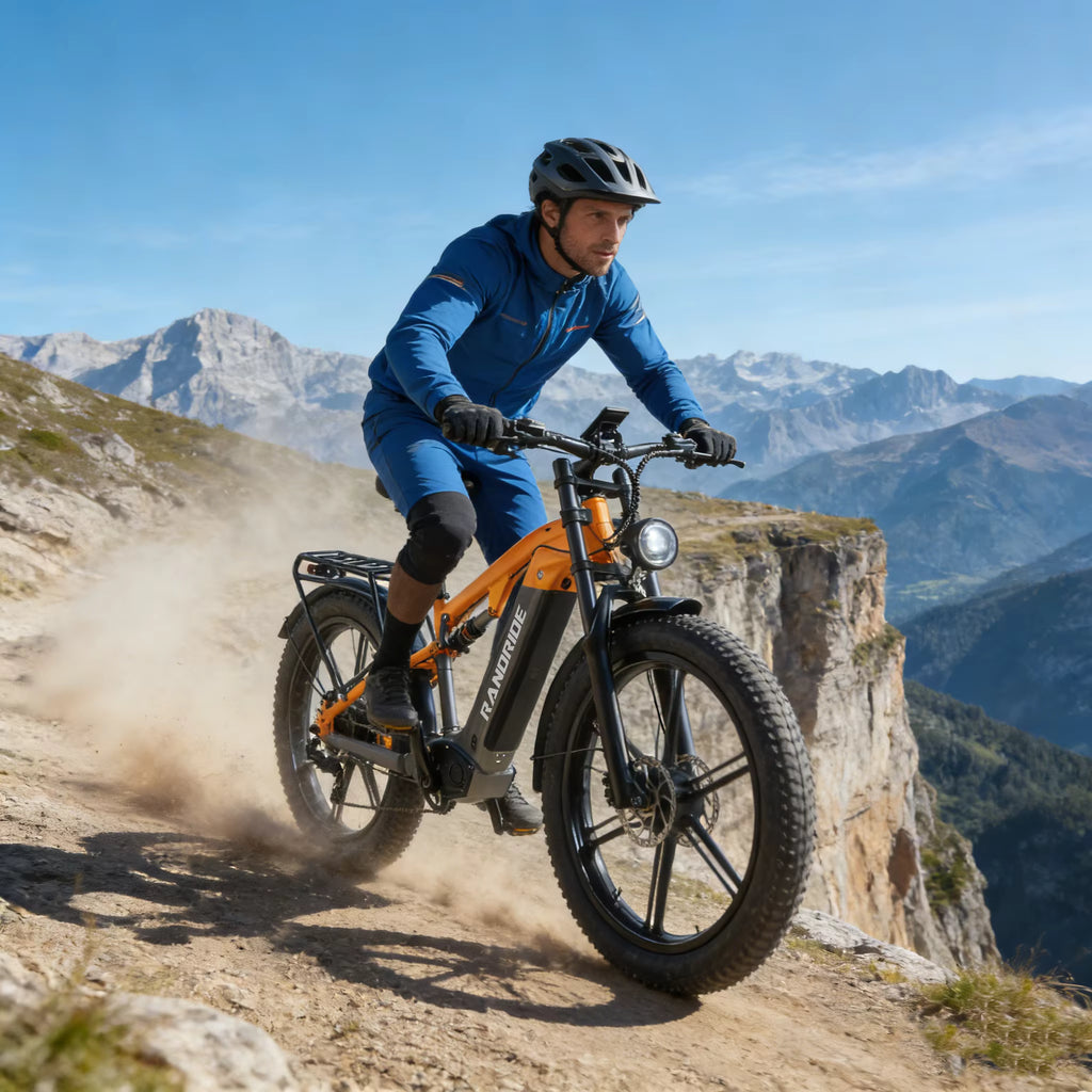 RANDRIDE YX80 Dual‑Motor 2000W 20 Inch Fat Tyre Off‑Road Electric Bike