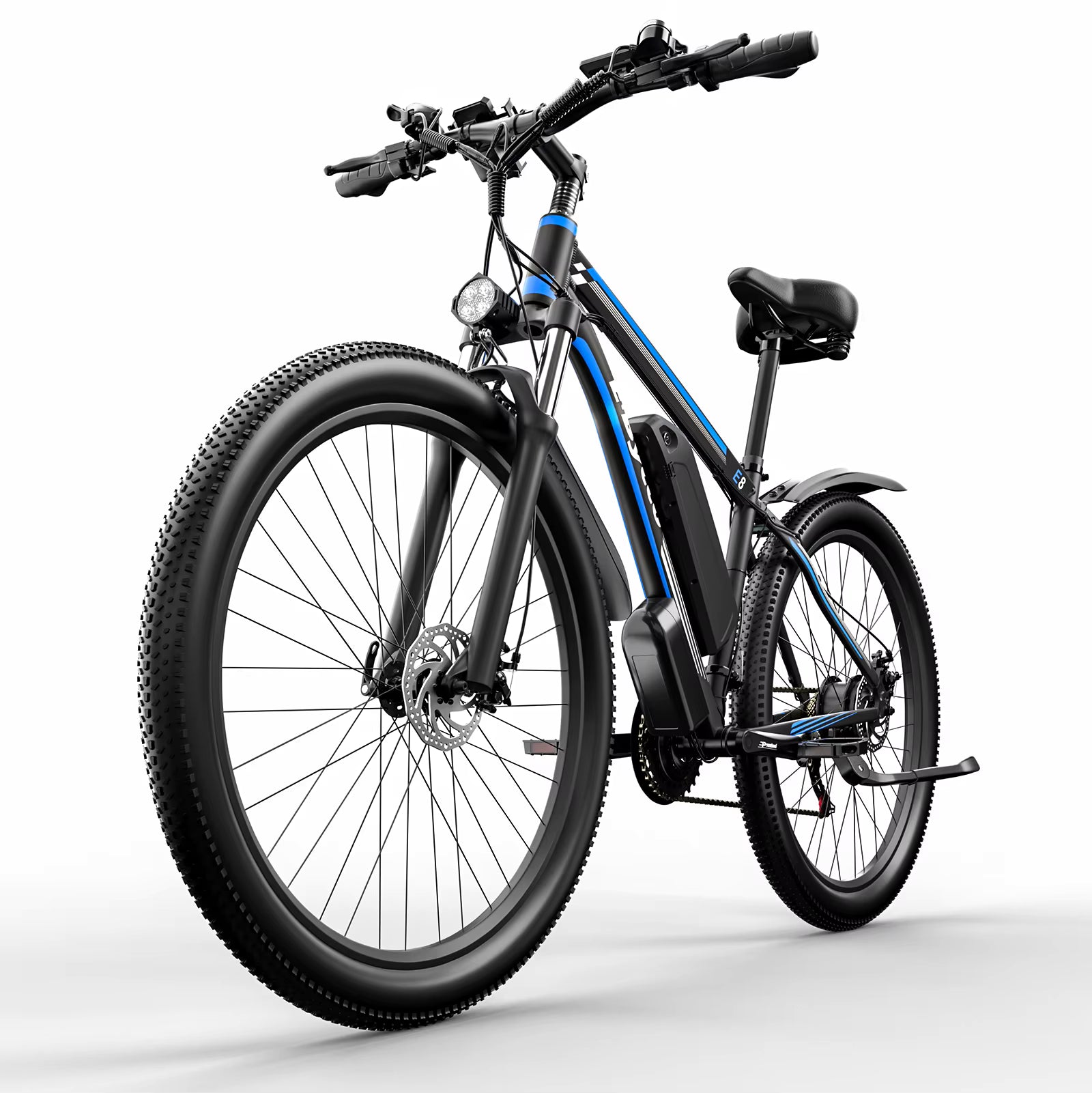 Electric bicycle on a white background