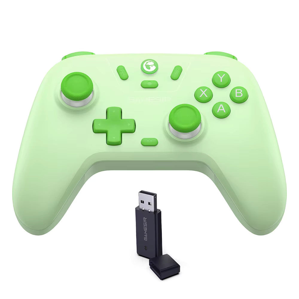 GameSir Nova Lite Wireless Controller in Green with USB Receiver