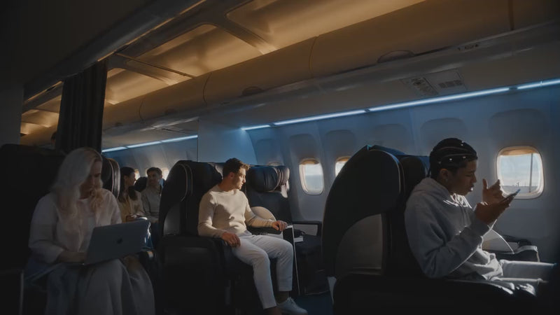 Product demonstration video showing Baseus Bowie MH1 headphones in use, highlighting active noise cancellation, spatial audio, and app control features with close‑up shots and lifestyle scenes.