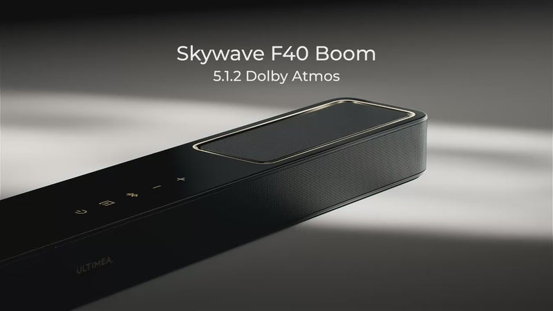 ULTIMEA Skywave F40 Dolby Atmos soundbar cinematic product overview video