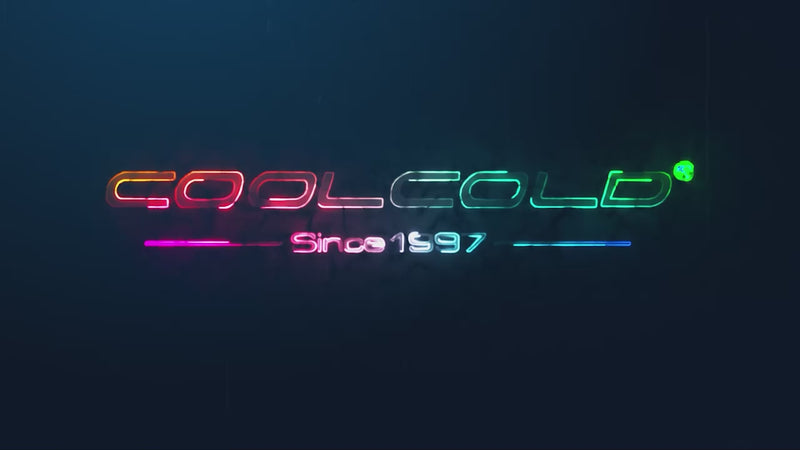 COOLCOLD F2PLUS Pro 5-Fan Laptop Cooling Pad product demonstration video showing airflow and LED indicators