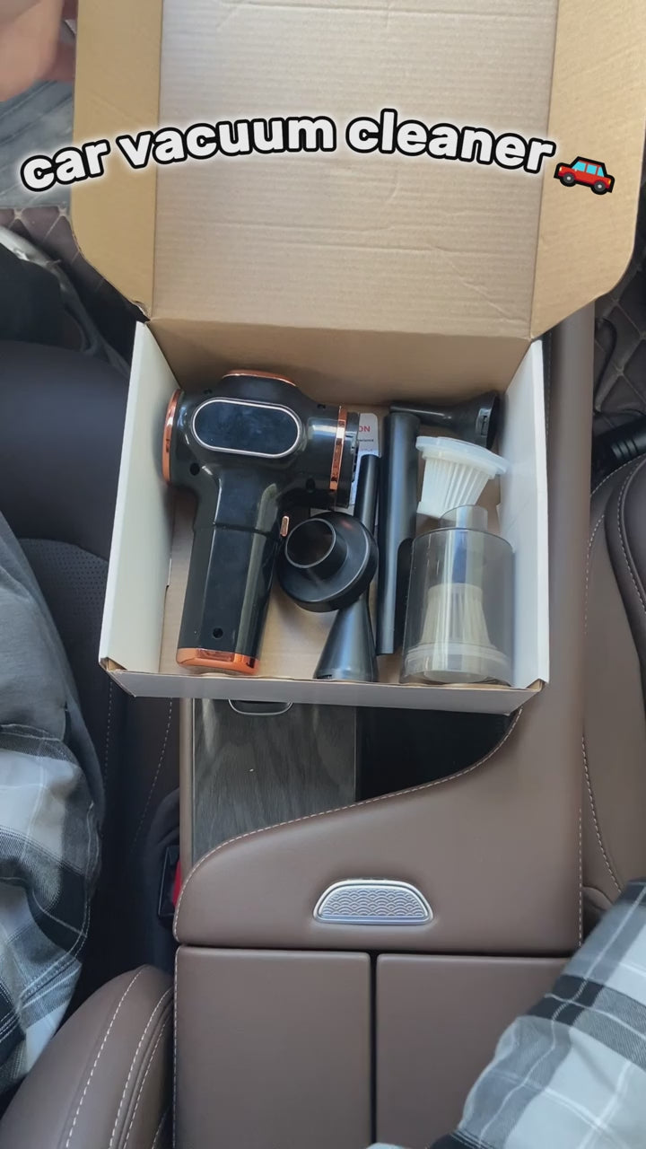 VARELO™ High-Power Wireless Vacuum unboxing video showing complete kit contents in car interior