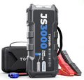 Topdon JS3000 jump starter with clamps and carrying case on a white background